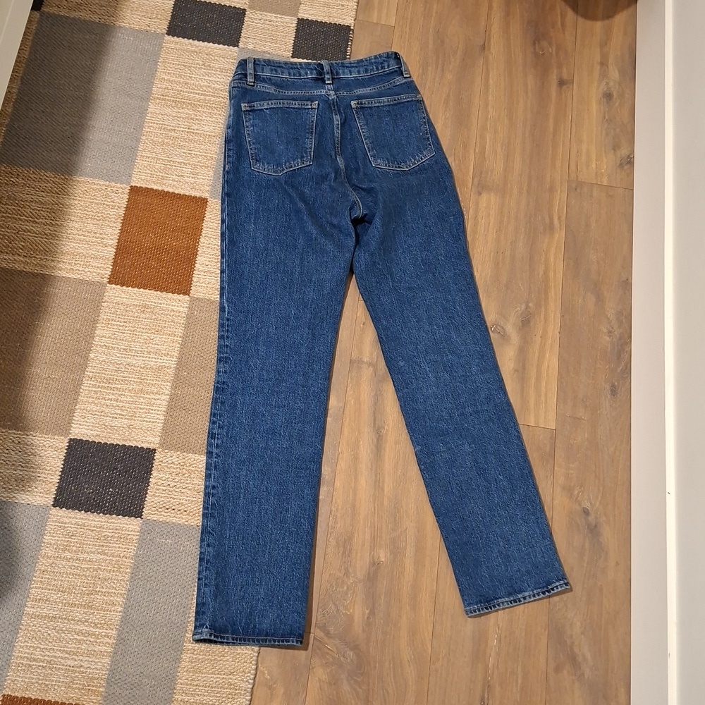 Denim Forum Classic Blue Cigarette/Straight-leg Jeans (Size 26 x 31) - Picture 2 of 8